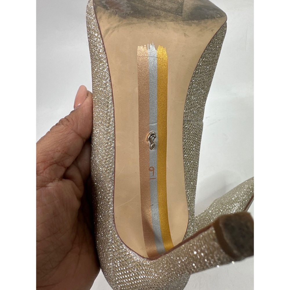 Sam Edelman Pointed Toe Sparkling Pumps - Picture 8 of 8
